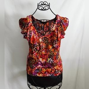 RACHEL Rachel Roy - Multicolor Animal Print, Large